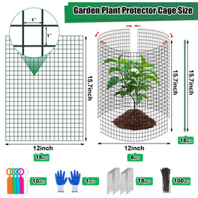 MUDEREK breathable metal mesh cage supports airflow and sunlight
