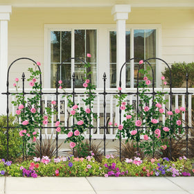 Muderek upgraded rustproof frame keeps vegetables upright through seasons.