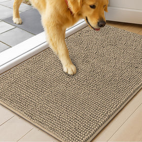 MudGuard Mat catches muddy paws and dirt, protecting floors at the entry.
