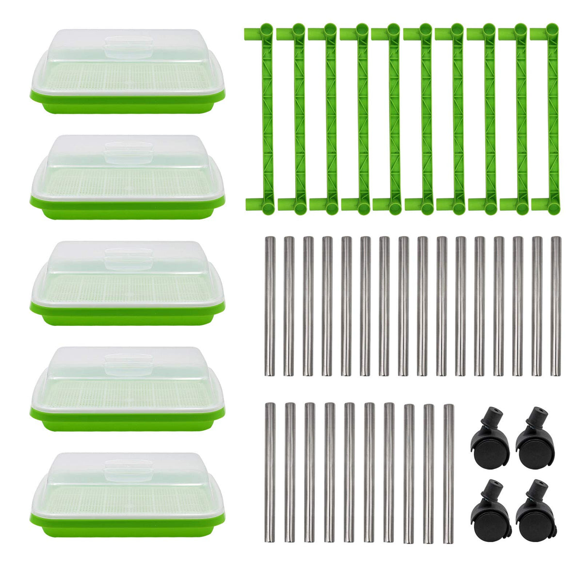 MUDUOBAN ready-to-use seed germination kit in a home setting