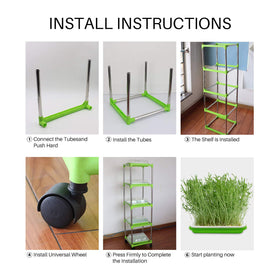 MUDUOBAN vertical seed starter emphasizes compact design for small spaces