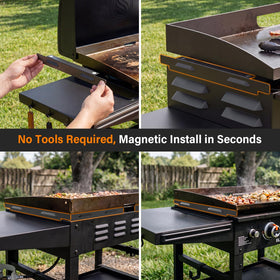Mudvime wind guards enable outdoor cooking setups—portable and travel-friendly.