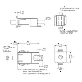 MUGLFPT interlock switch plug connection illustrating plug-and-play replacement.