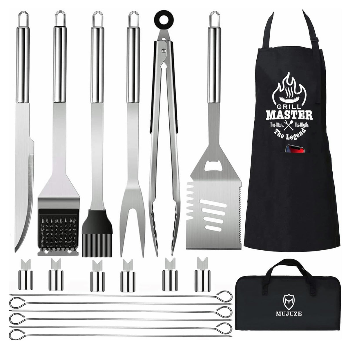 MUJUZE long spatula for precise flipping and even heat control.