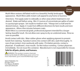 Non-toxic Mulch Worx safe for plants and pets