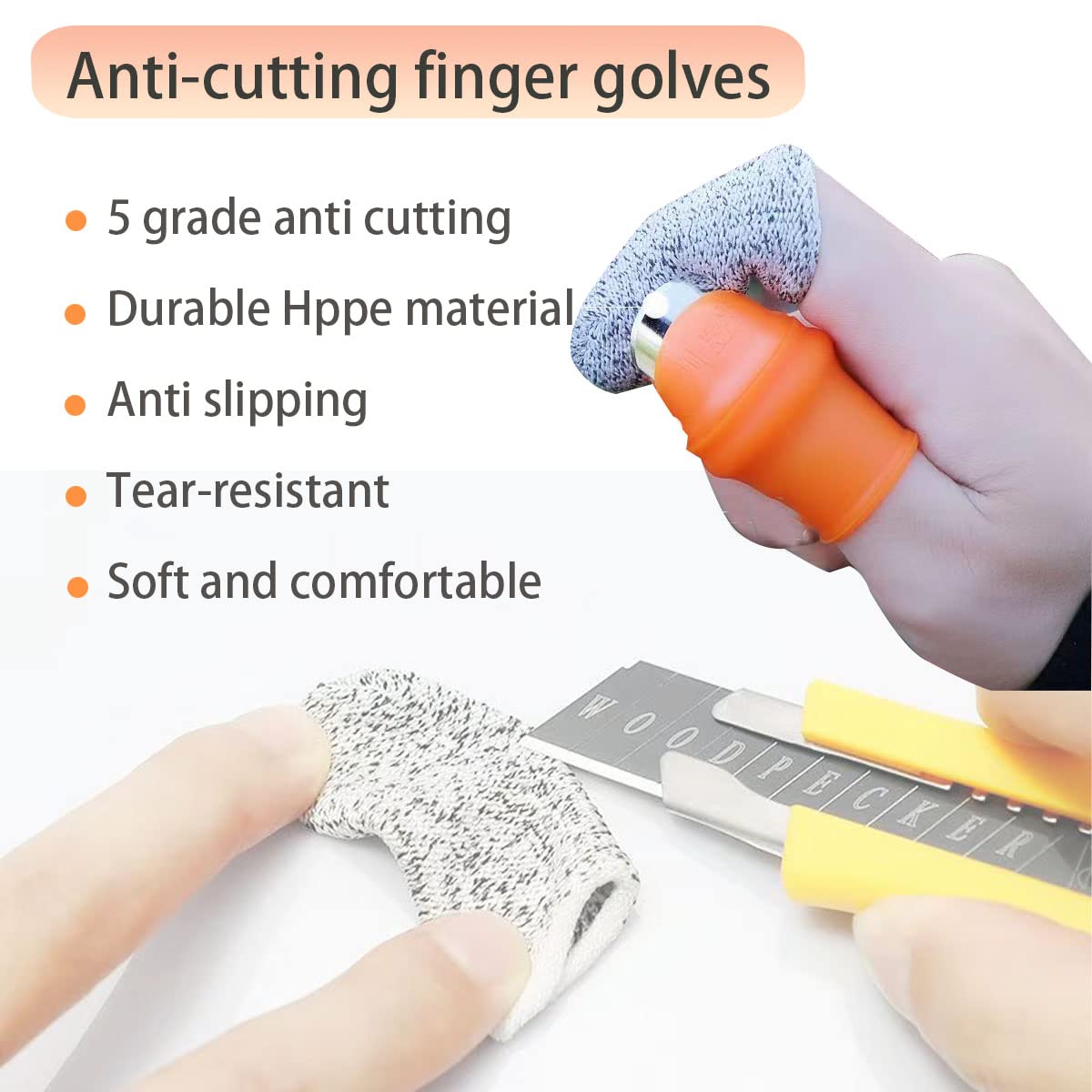 Mulenn cut-resistant finger cots protect fingertips during delicate trimming and picking