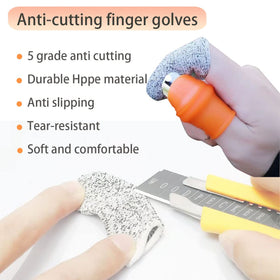 Mulenn cut-resistant finger cots protect fingertips during delicate trimming and picking