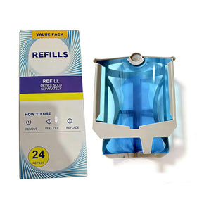 Mulikoya refill kit 24-pack cartridges arranged for easy replacements.