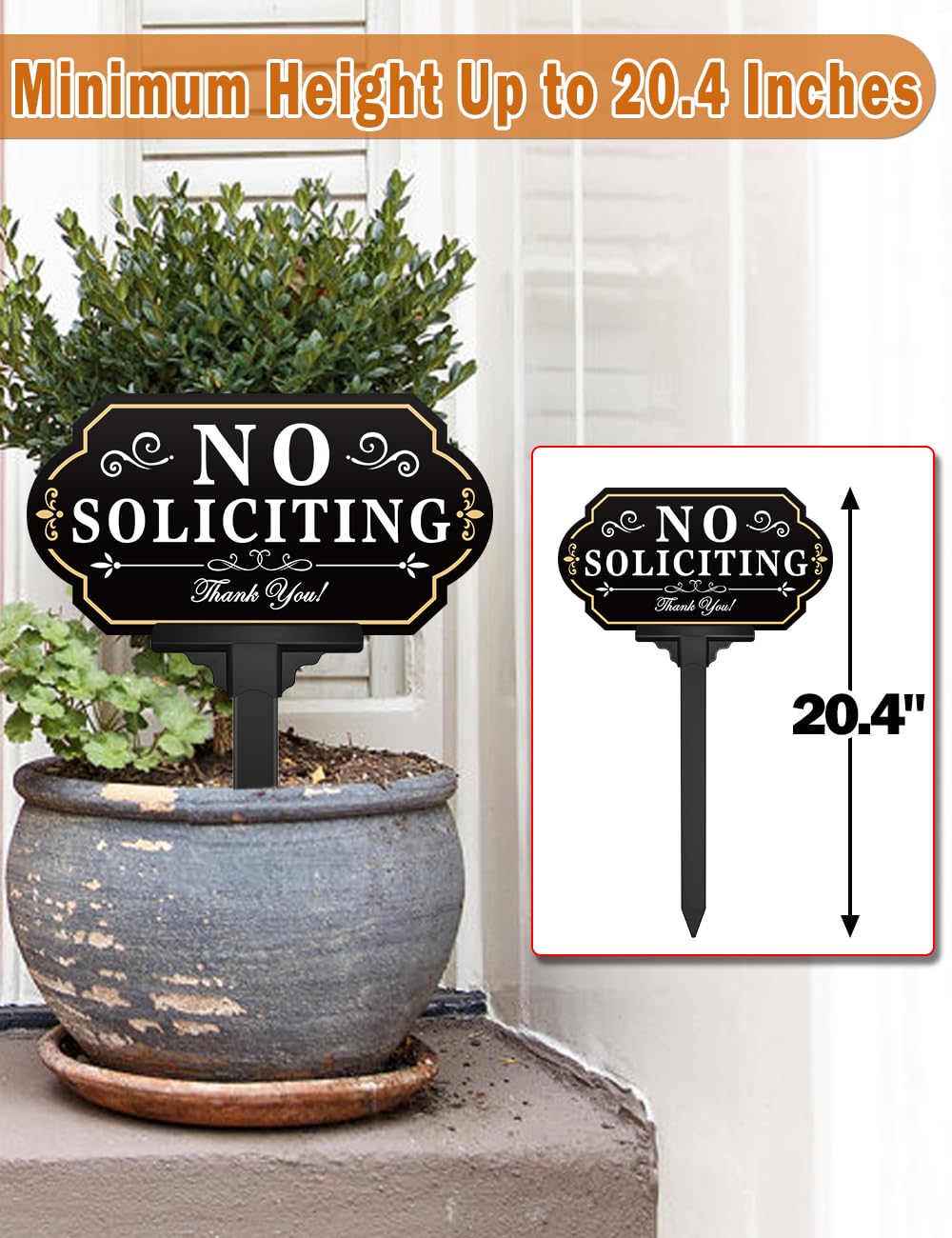 Multiwins 50-mil aluminum sign resists weather and rust for year-round use.