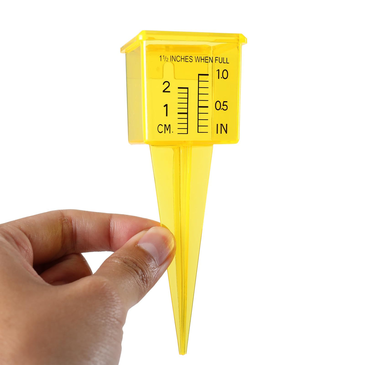 MUMTOP rain gauge with wide mouth for simple lawn monitoring