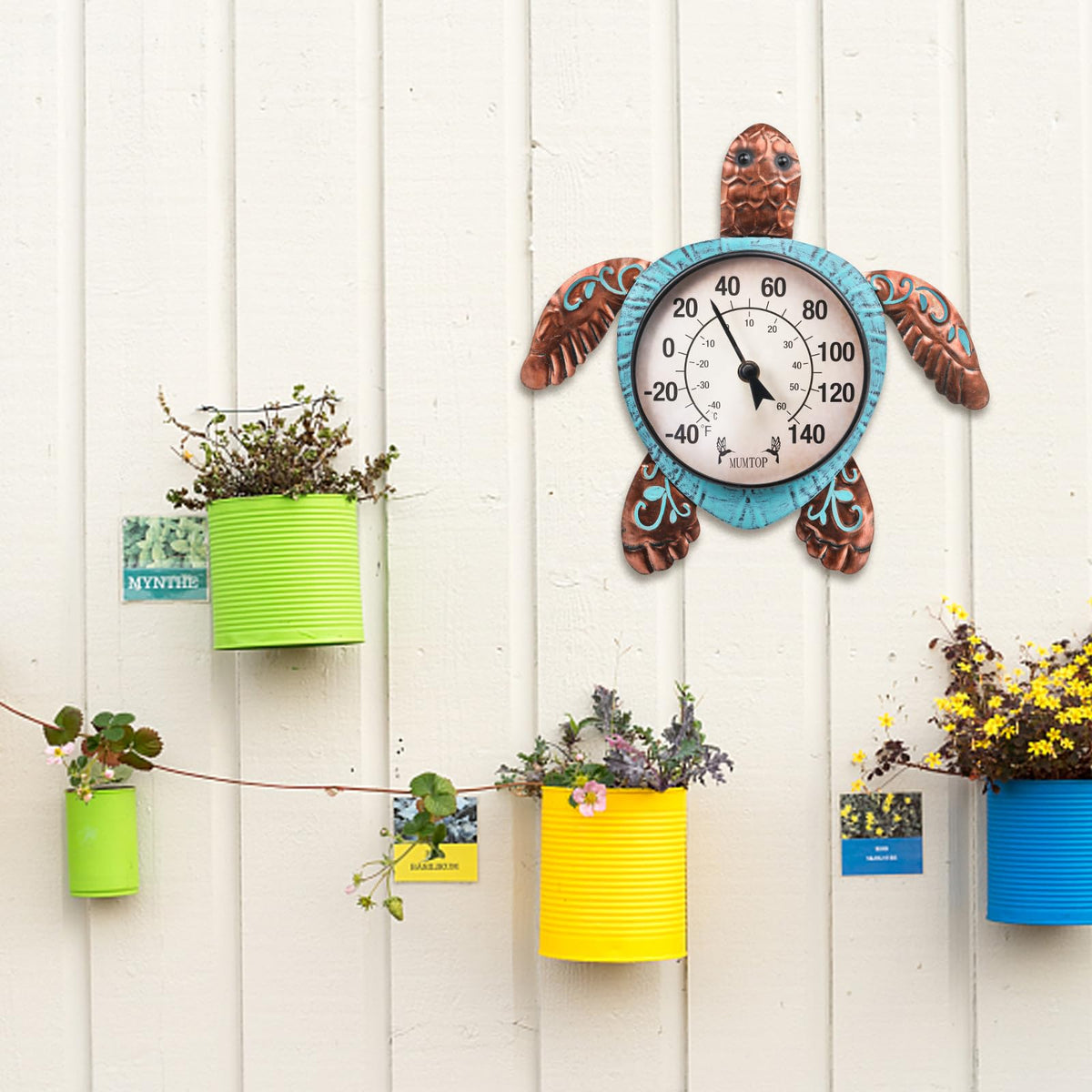 MUMTOP acrylic dial thermometer improves readability from afar in any weather