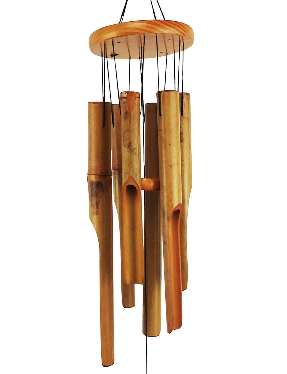 MUMTOP bamboo wind chimes durable for outdoor use with long-lasting tone.