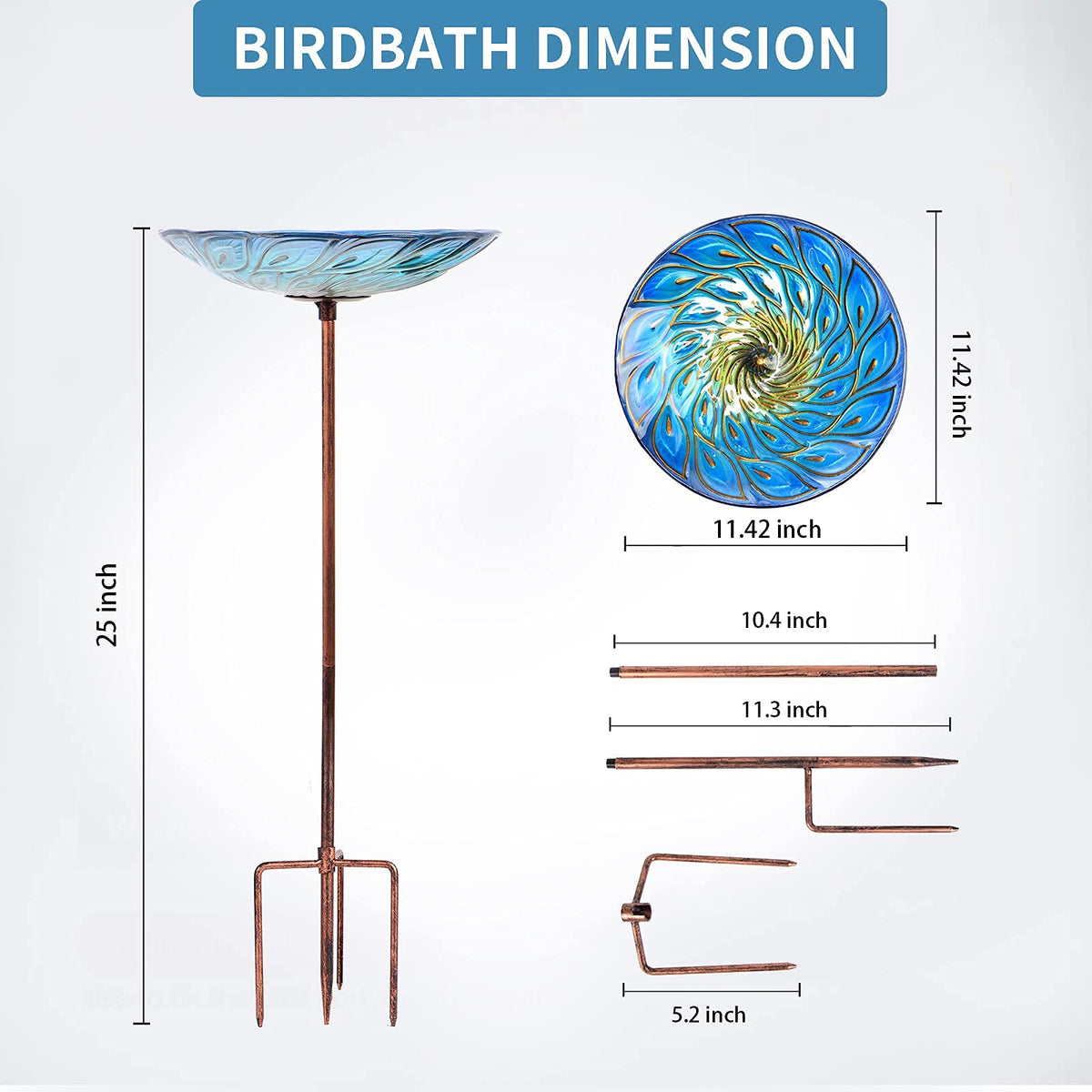 MUMTOP water and seed visible in bowl attracts local birds to your yard