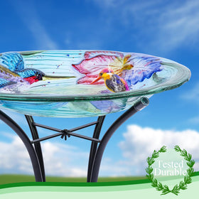 Glass surface with coating that eases cleaning and maintenance
