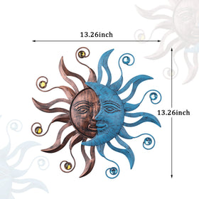 MUMTOP sun moon wall hanging ideal for balconies and patios