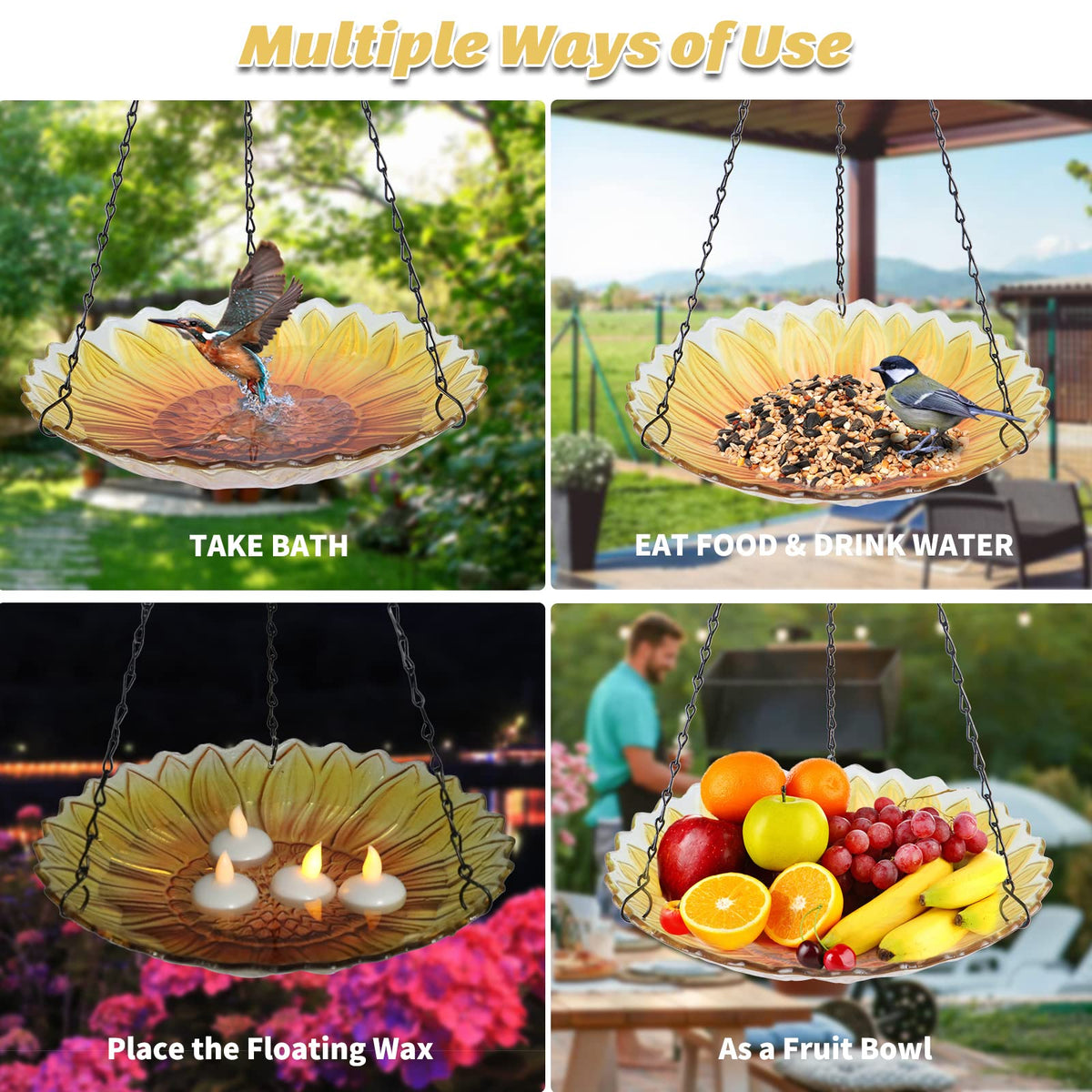 MUMTOP easy-clean design helps keep the dish tidy and ready for use