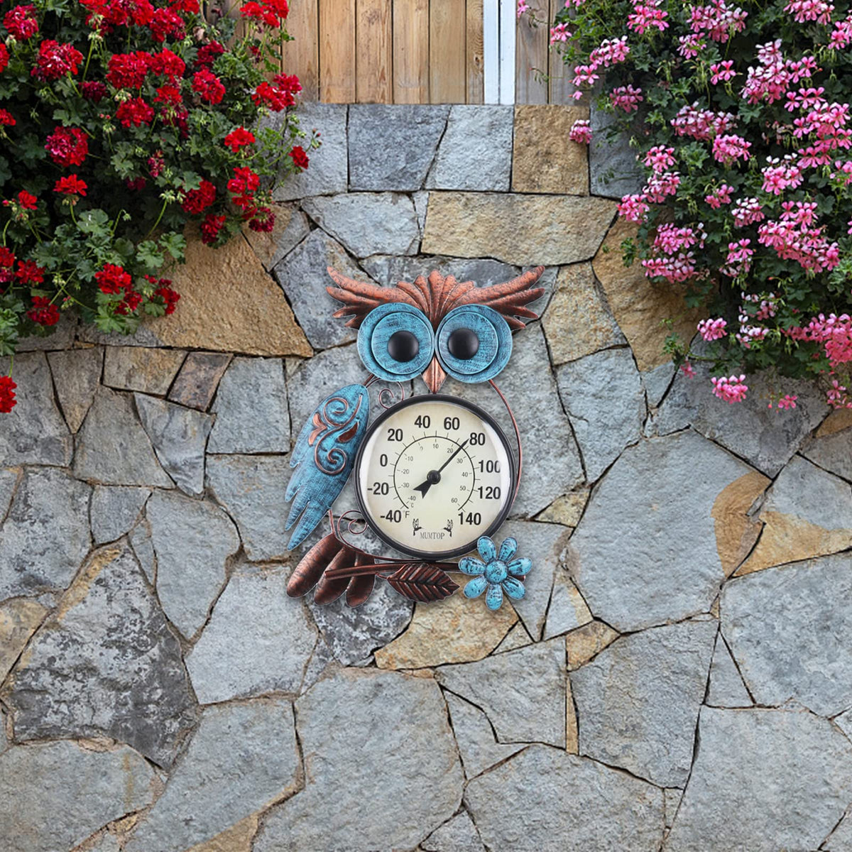 MUMTOP lawn thermometer demonstrated for year-round garden planning