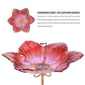 MUMTOP metal stake assembly demonstrates sturdy garden display setup.