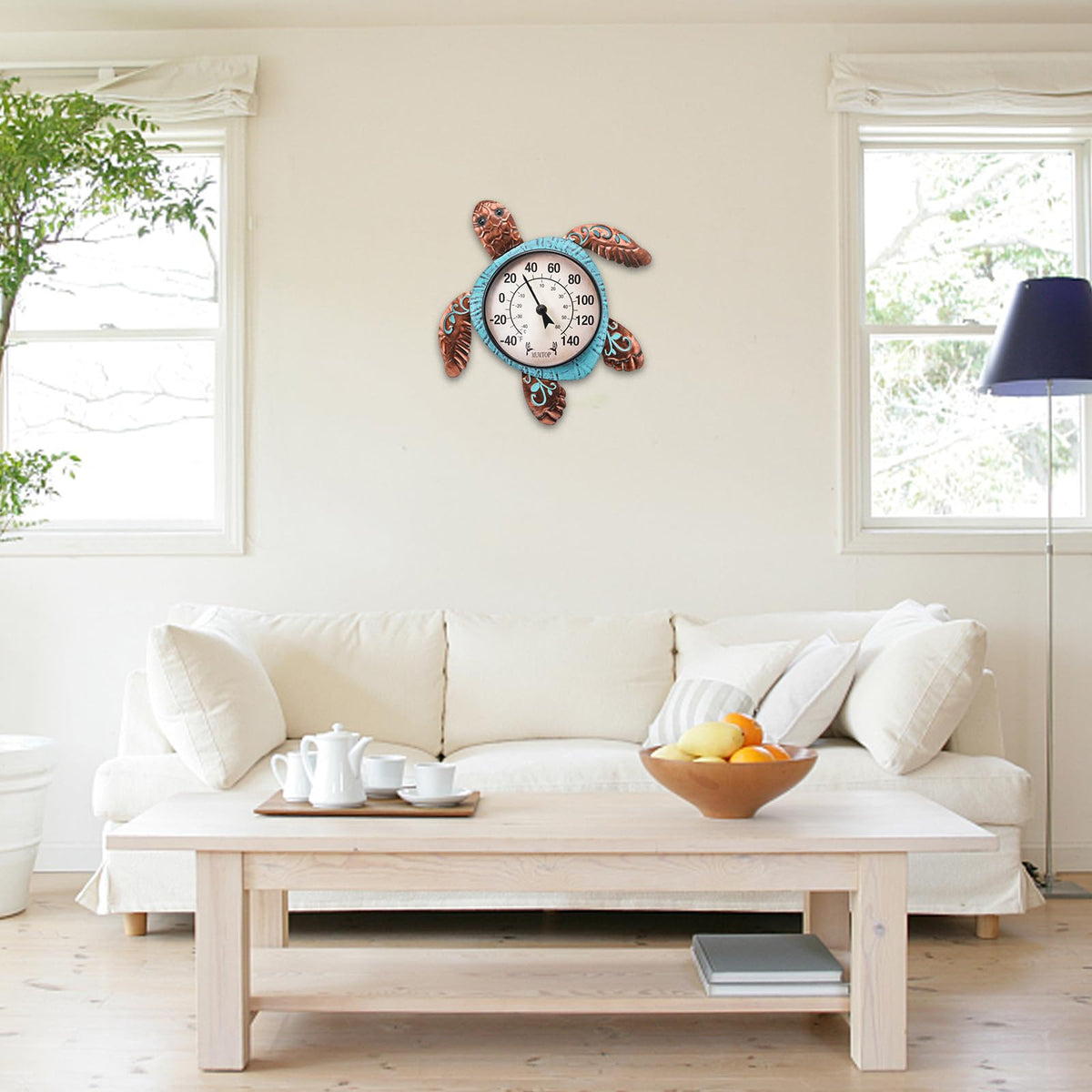 MUMTOP built-in, battery-free gauge provides instant outdoor readings
