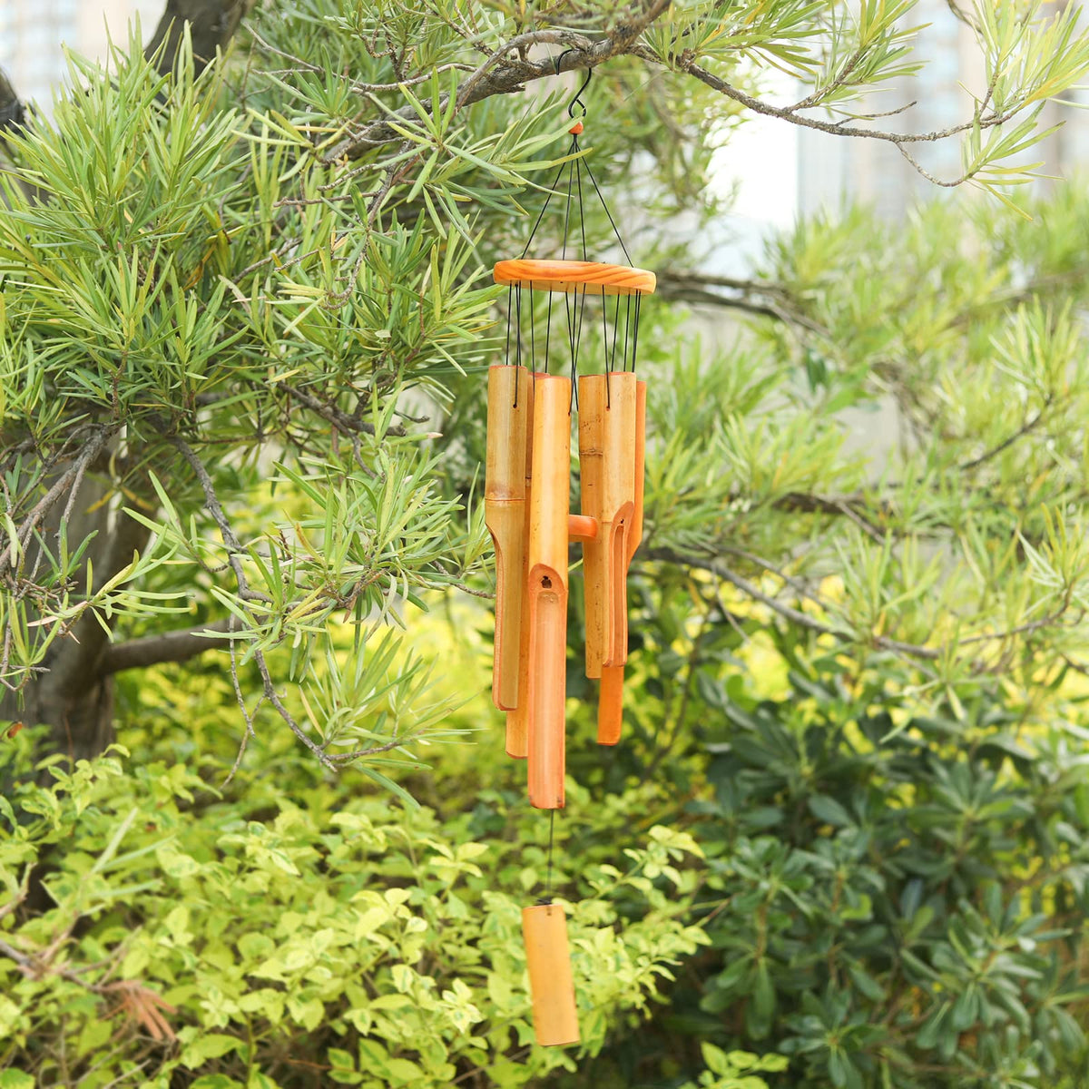 MUMTOP wind chimes garden and patio ornament with soothing ambiance.