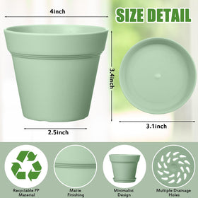 Mumufy pot shows drainage holes for healthy watering.