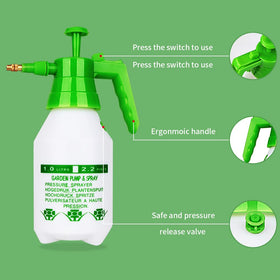 Munyonyo sprayer in use on lawn demonstrates versatile watering and weed-spraying capabilities