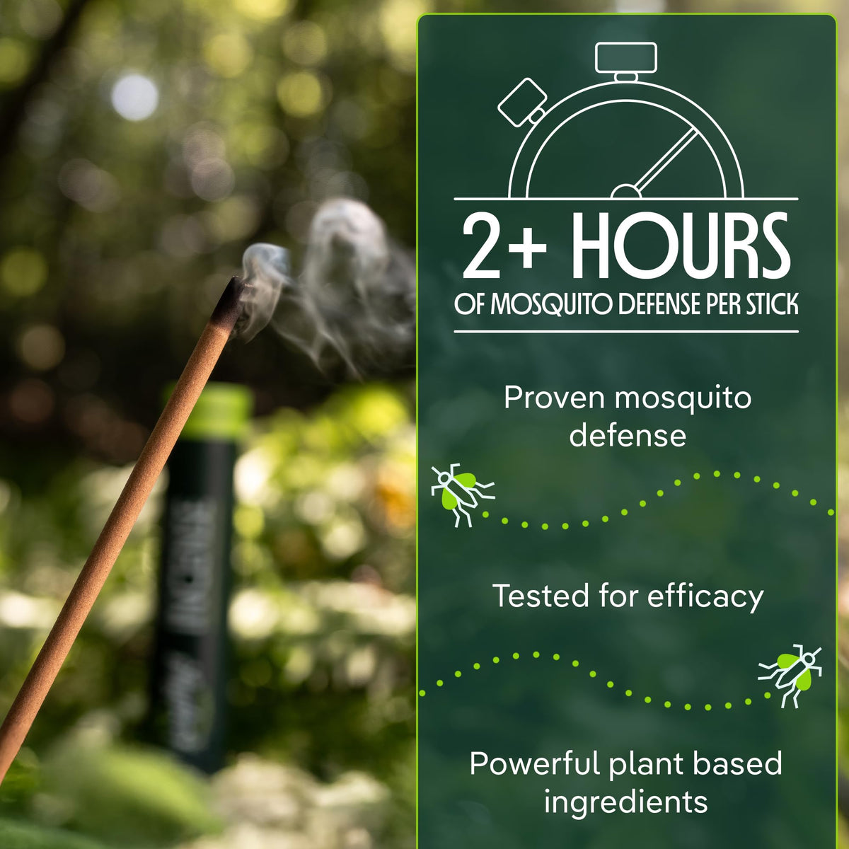 Murphy's Naturals blend with citronella, rosemary, lemongrass, cedarwood repels bugs