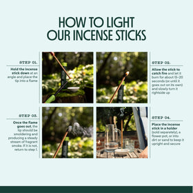 Murphy’s Naturals clean bamboo-core incense sticks with essential oils and no fillers