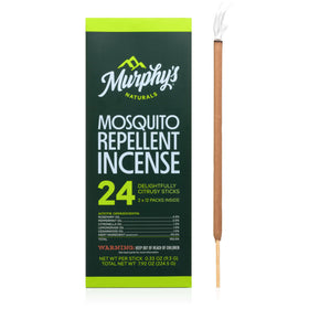 Murphy's Naturals mosquito-repellent incense sticks 24-count for outdoor protection