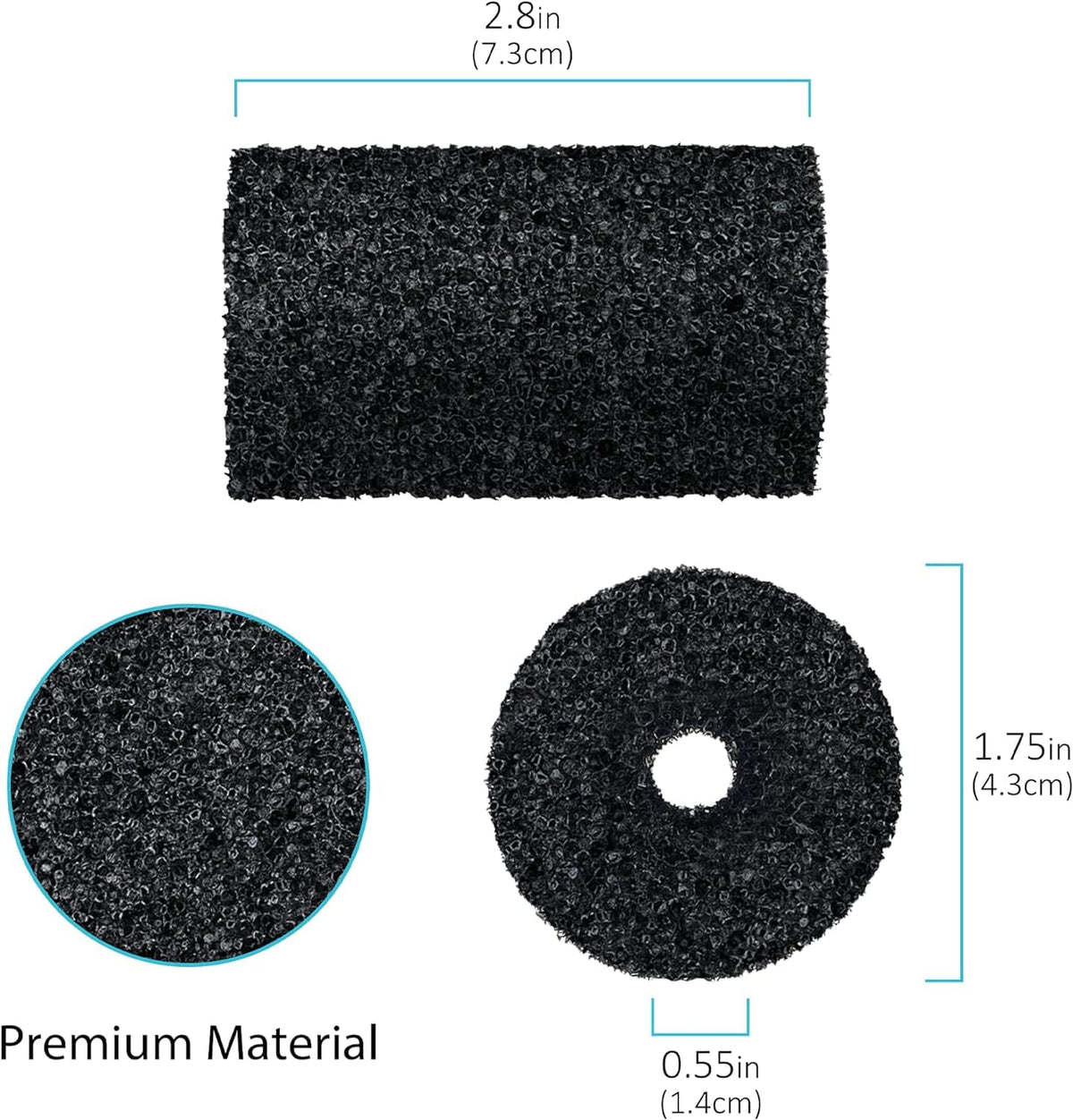 MUSCCCM Polaris 380-compatible scrubber promotes smooth suction and filter protection.
