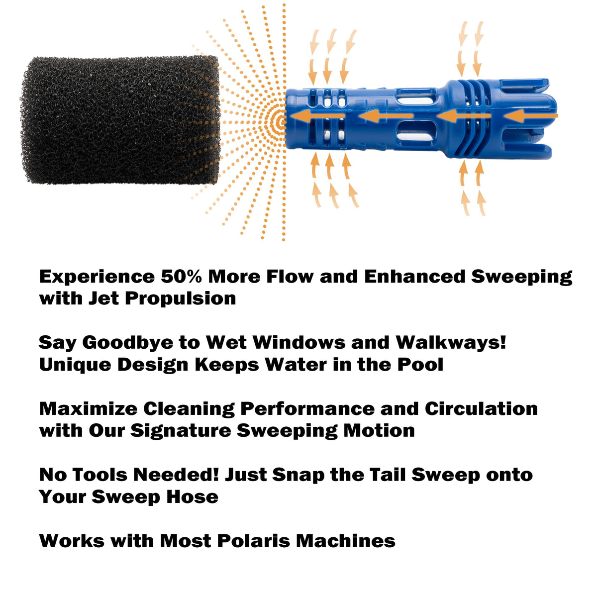 MUSCCCM Polaris hose scrubber replacement fits multiple Polaris cleaners