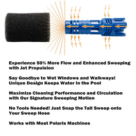 MUSCCCM Polaris hose scrubber replacement fits multiple Polaris cleaners