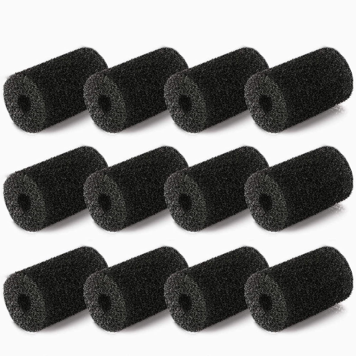 MUSCCCM Polaris 12-pack sweep hose scrubbers for durable pool cleaning.