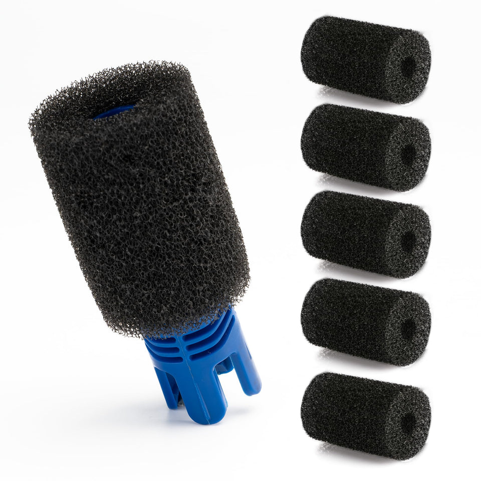 MUSCCCM Polaris tail scrubber end disperses water for gentler sweeping