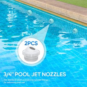 Open directional flow design for upgrading in-ground pool systems