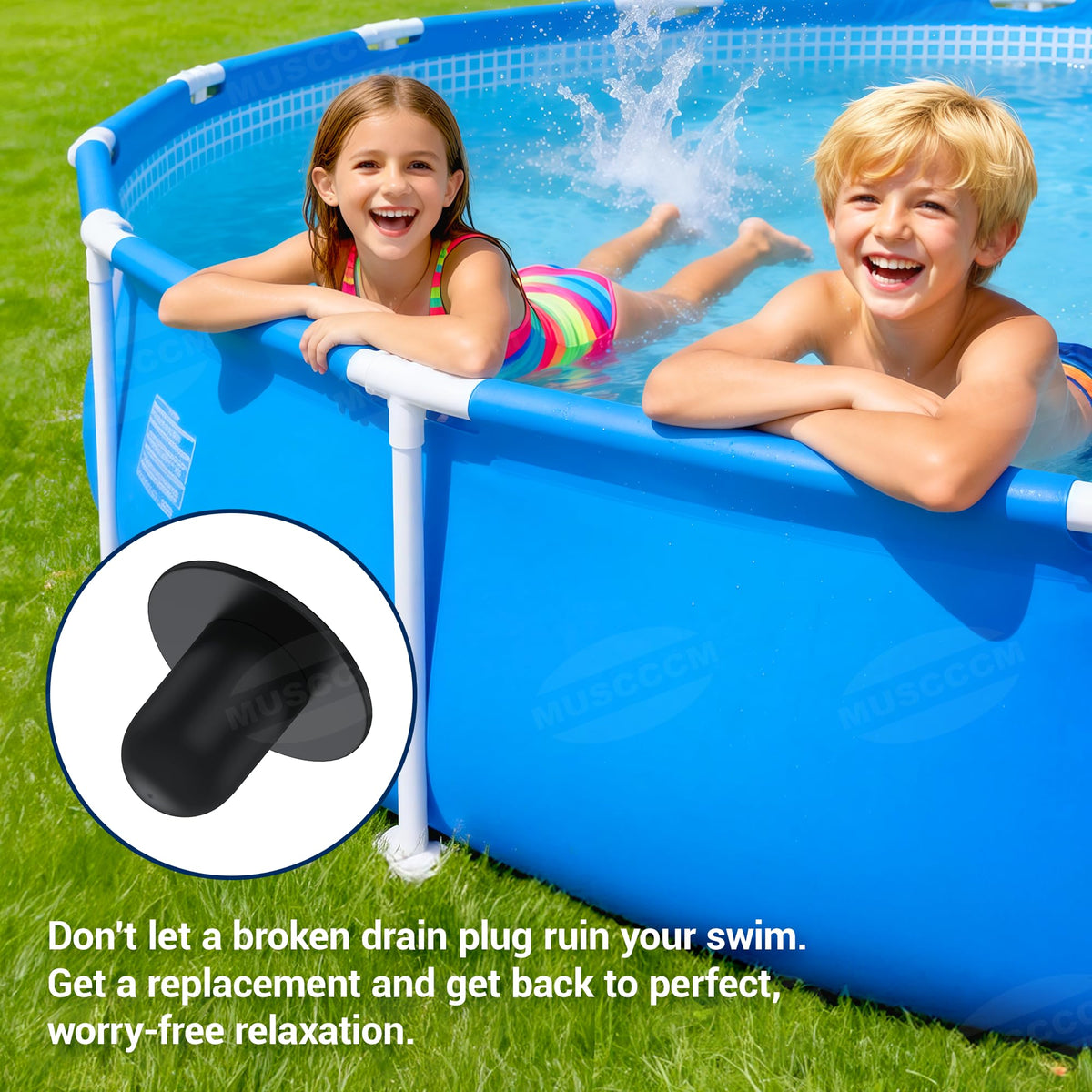 MUSCCCM winterizing plug protects your pump during off-season storage.