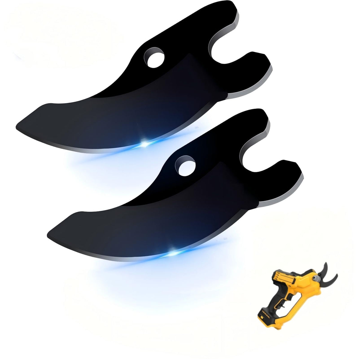 Muscovite N920015 blades front view for DEWALT pruners, ready for clean cuts.