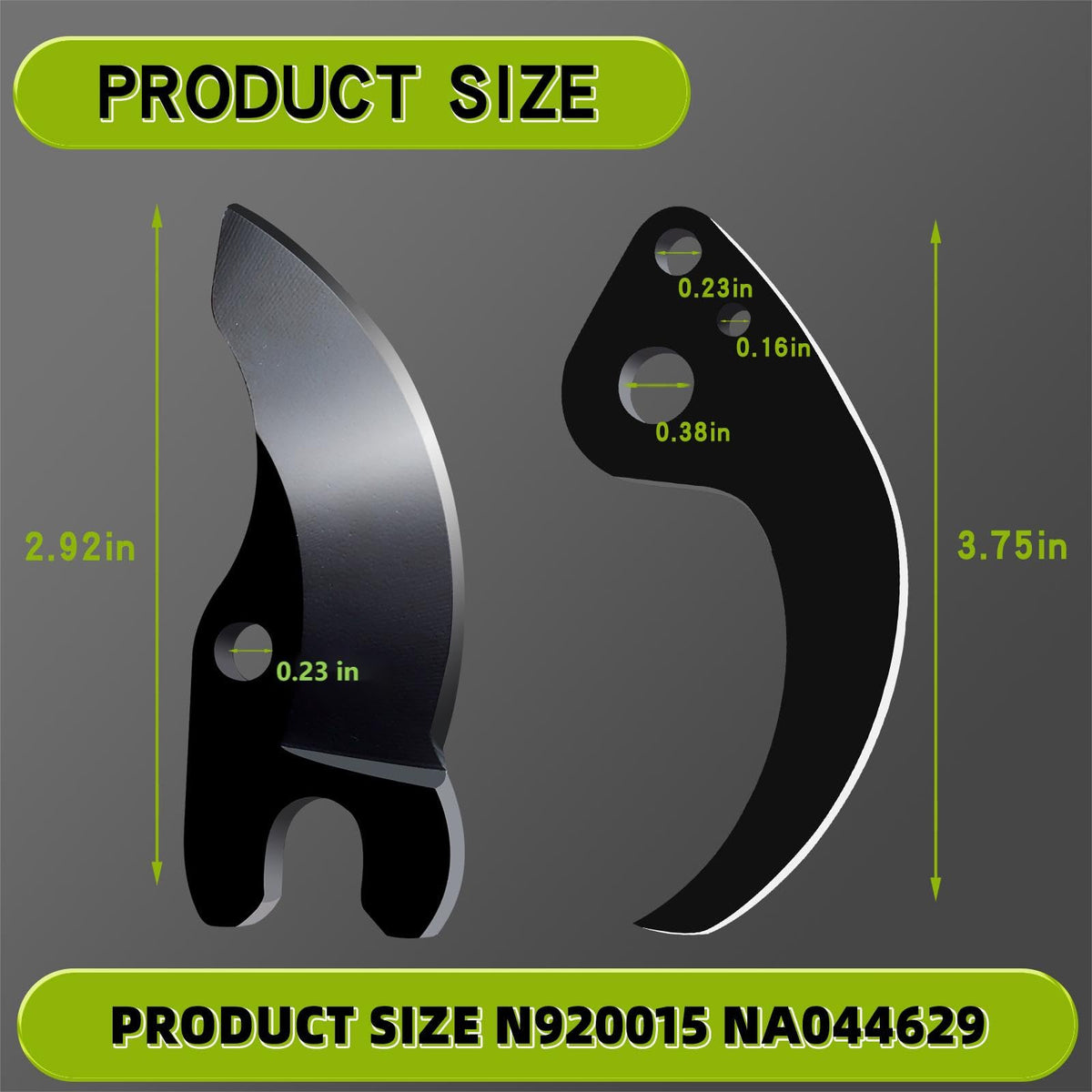 Muscovite tool-free blade change demonstrates quick garden maintenance.