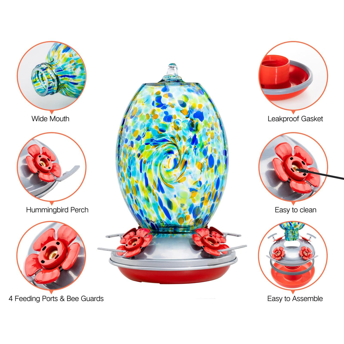 Muse Garden wide-mouth top makes refills quick and clean.