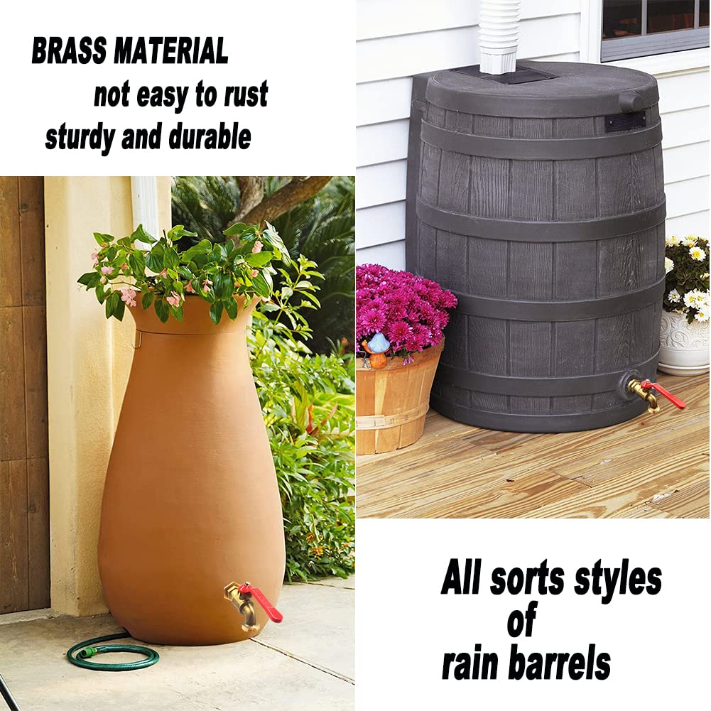 Musibo brass fittings resist rust and corrosion for long-lasting rainwater use
