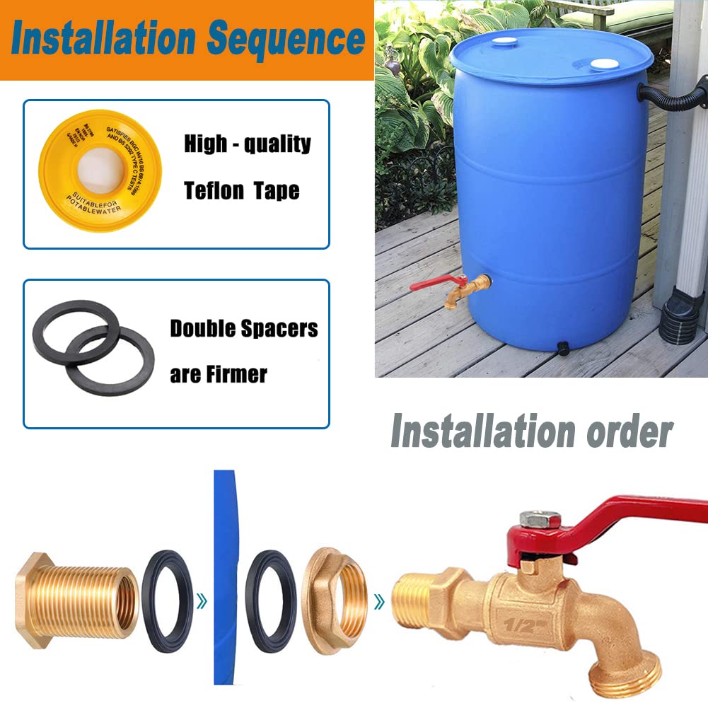 Musibo hose hookup on brass spigot supports garden irrigation