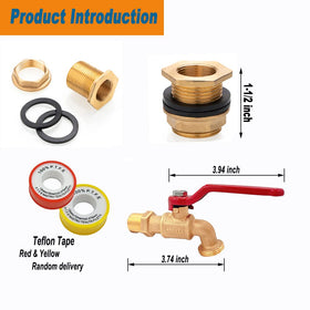 Musibo spigot tap with quarter-turn handle enables quick water access