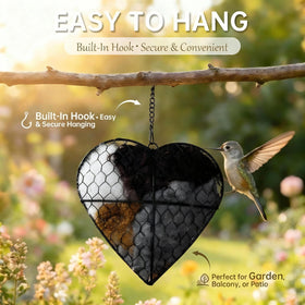 Mustio bird-friendly nesting material attracts hummingbirds, finches, and canaries