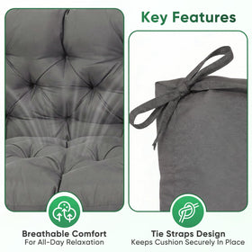 MusyVocay porch cushions maintain shape for lasting comfort.