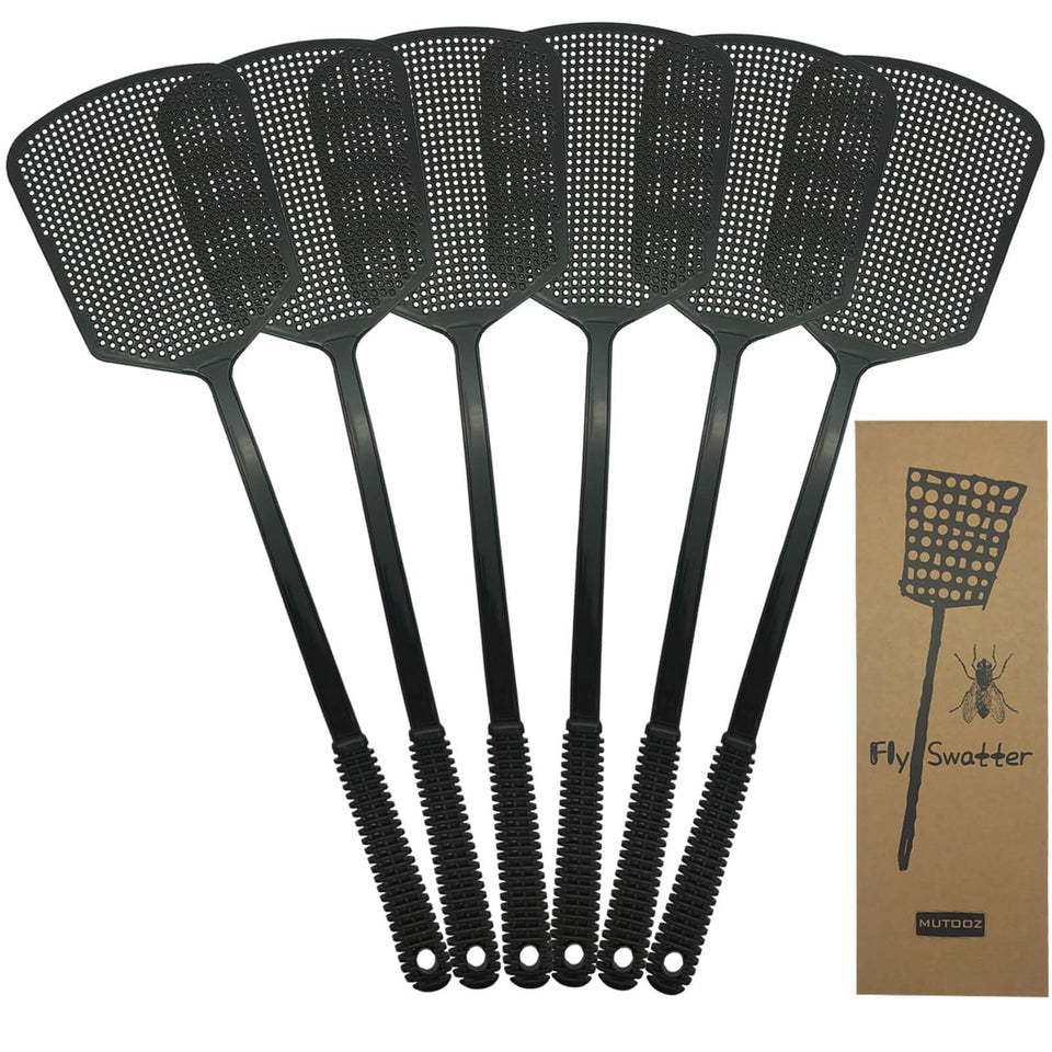 MUTOOZ fly swatter multi-pack for quick, targeted fly control in kitchens and patios.