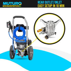 MuturQ pump mounting bolts and shaft key for quick install