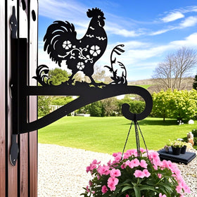 Muuruu plant hanger outdoor with sturdy iron and weather-resistant finish for patios and gardens