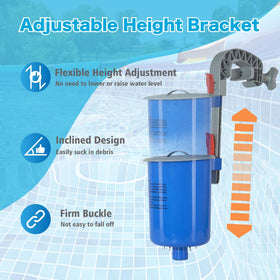 MUWOOB Intex-compatible skim system works with common above-ground pools