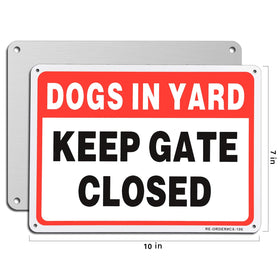MUXYH 10x7 inch aluminum sign for outdoor use