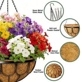 MUYEZHIYU adjustable chain and hook simplify hanging installation outdoors or indoors.